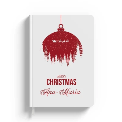 Agenda personalizata - Glob de Craciun