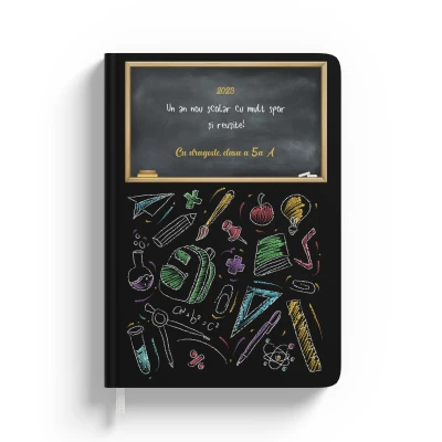 Agenda personalizata-Tabla pentru elevi cu text