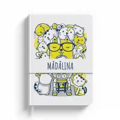 Notebook personalizat Funny Cat