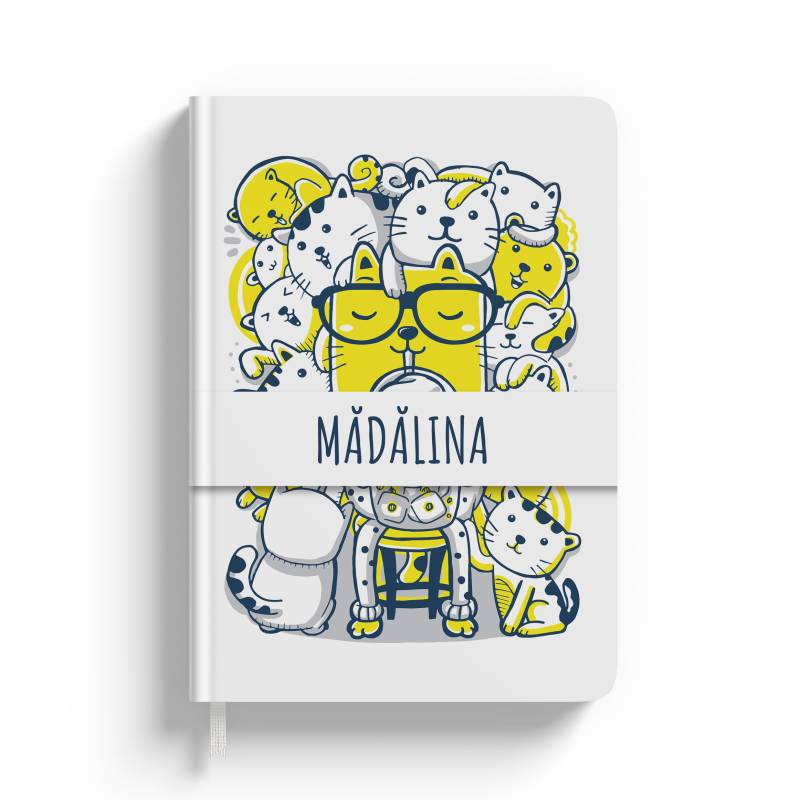 Notebook personalizat Funny Cat