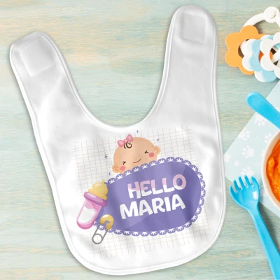 Bavetica personalizata - Hello