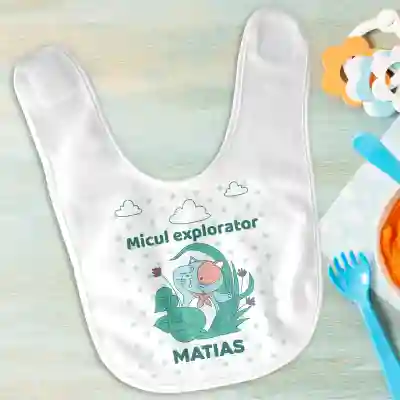 Bavetica personalizata - Micul explorator