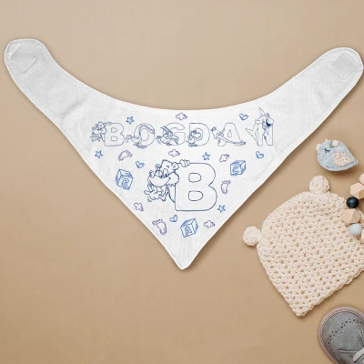 Bandana pentru copii personalizata - Forme cu animalute