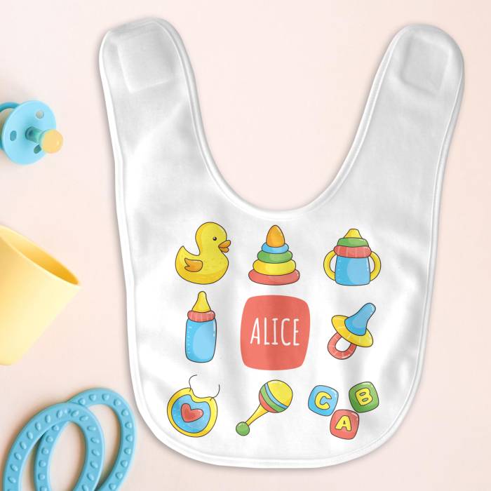 Bavetica personalizata-Jucarii pentru copilasi