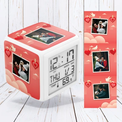 Ceas personalizat digital-Momente de iubire