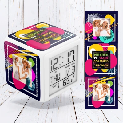 Ceas personalizat digital-Prietenie