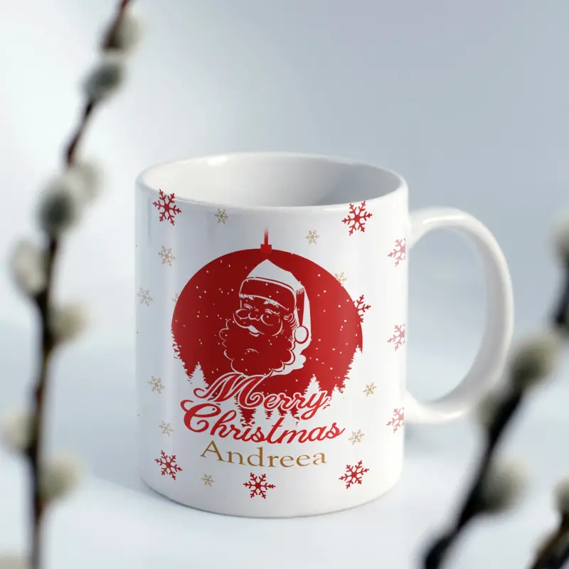 Cana personalizata - Mos Craciun