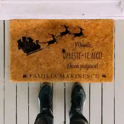 Covoras intrare personalizat - Mosule, opreste-te aici!