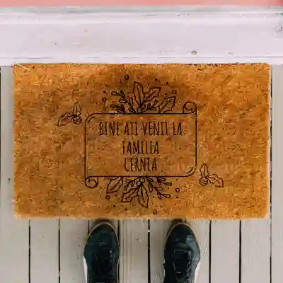 Covoras intrare personalizat - Bine Ati Venit