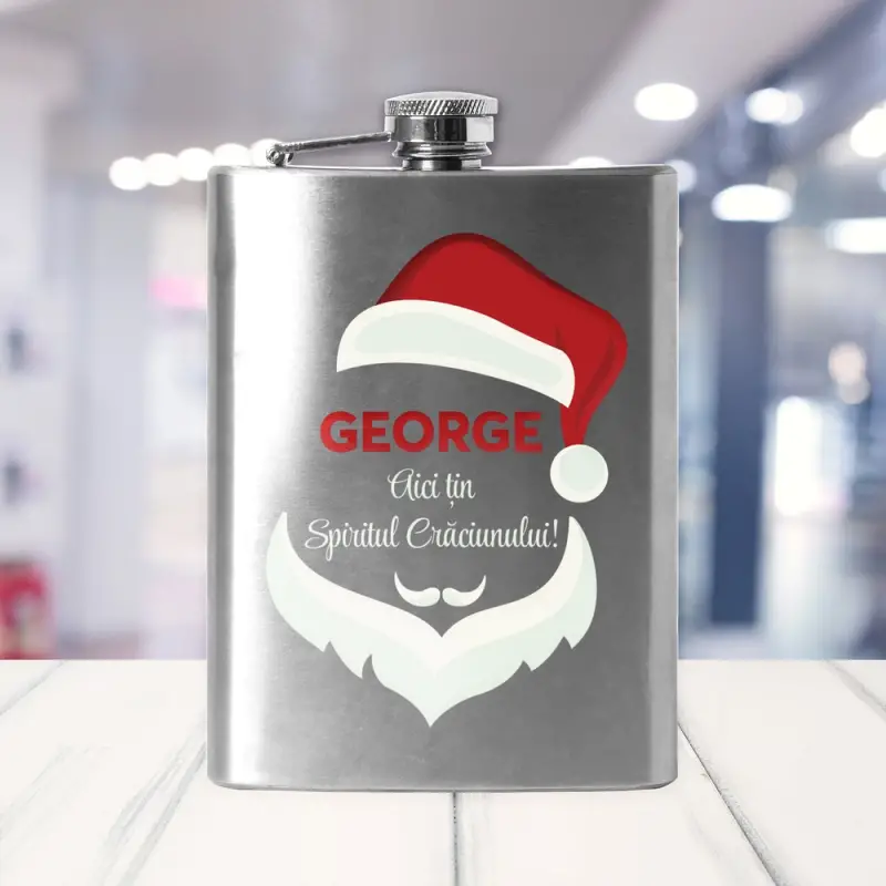 Sticla de buzunar - Spiritul Craciunului