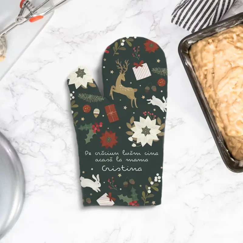 Manusa De Bucatarie - Peisaj de craciun