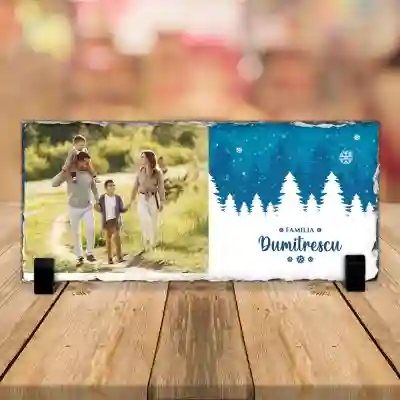 Placa de ardezie personalizata - Familie