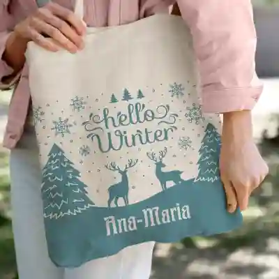 Sacosa Personalizata - Iarna