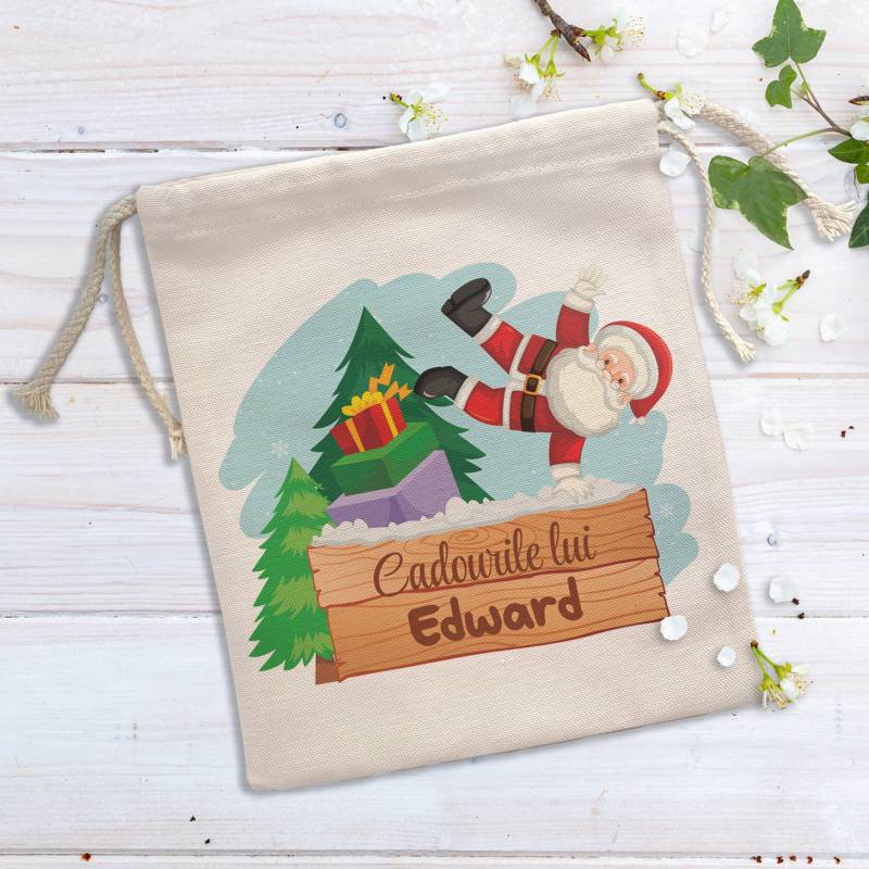 Saculeti cadou - Mos Craciun