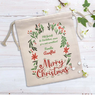 Saculeti cadou - Craciun fericit