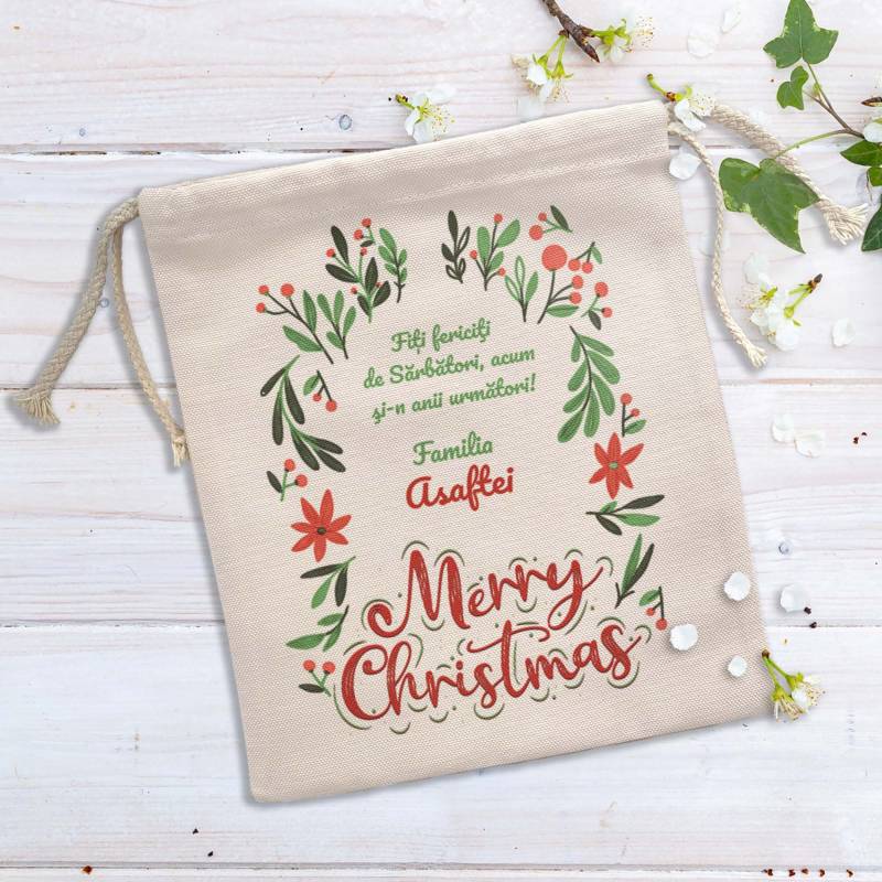 Saculeti cadou - Craciun fericit
