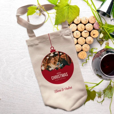 Saculet pentru sticla de vin - Glob