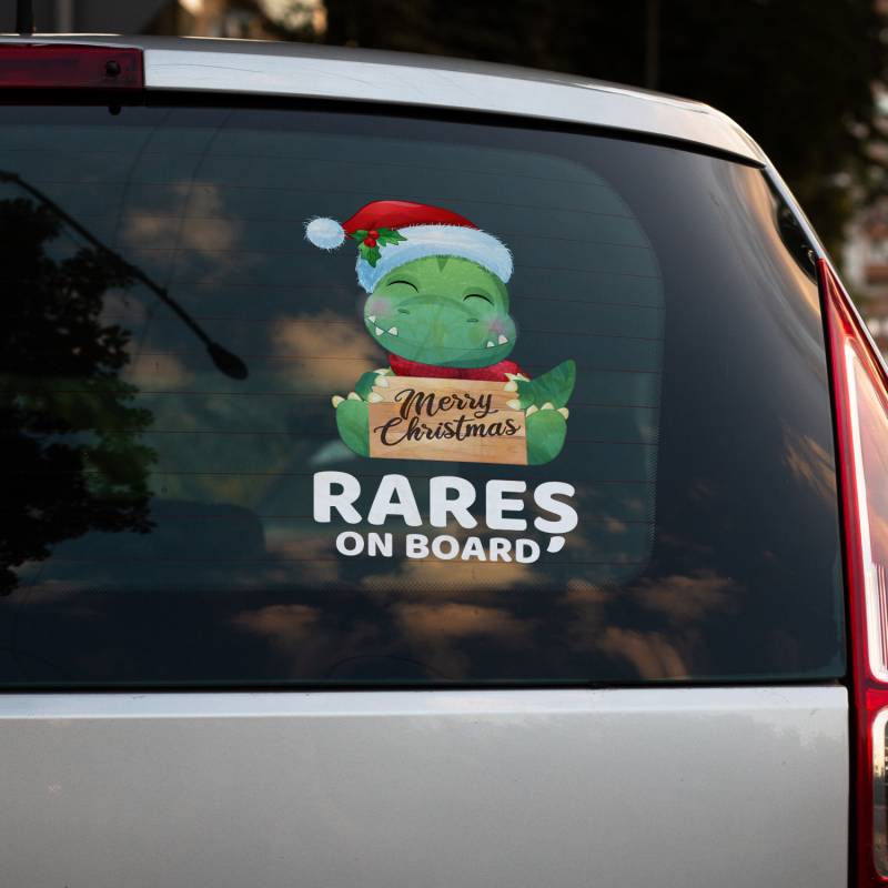 Sticker Baby on Board - Dino Grinch
