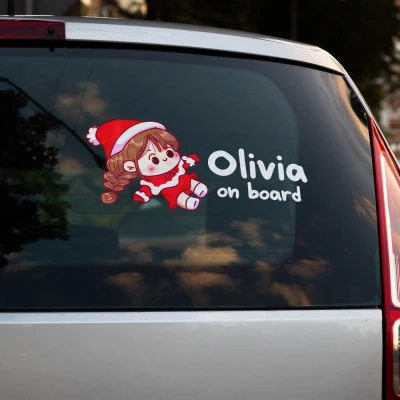 Sticker Baby on Board - Papusa