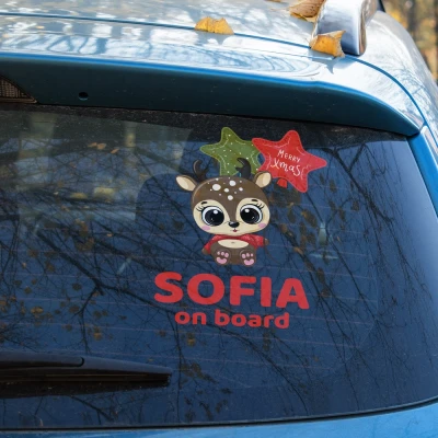 Sticker Baby on Board - Bambi