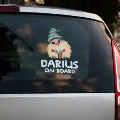 Sticker Baby on Board - Gnom 