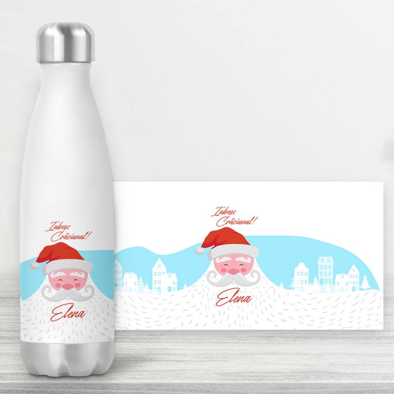 Termos personalizat - Mos Craciun