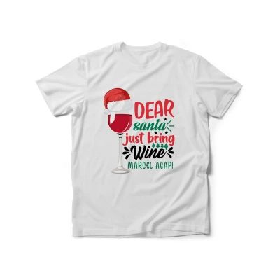 Tricou personalizat - Pahar de vin