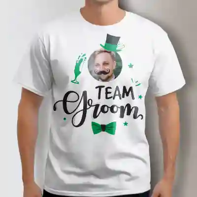 Tricou personalizat pentru petrecerea burlacilor - Team groom