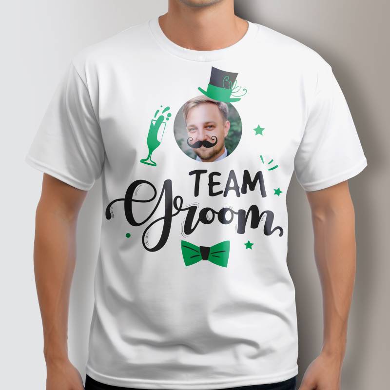 Tricou personalizat pentru petrecerea burlacilor - Team groom