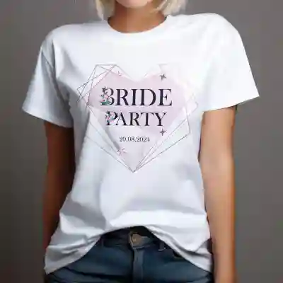 Tricou personalizat pentru petrecerea burlacitelor - Bride party