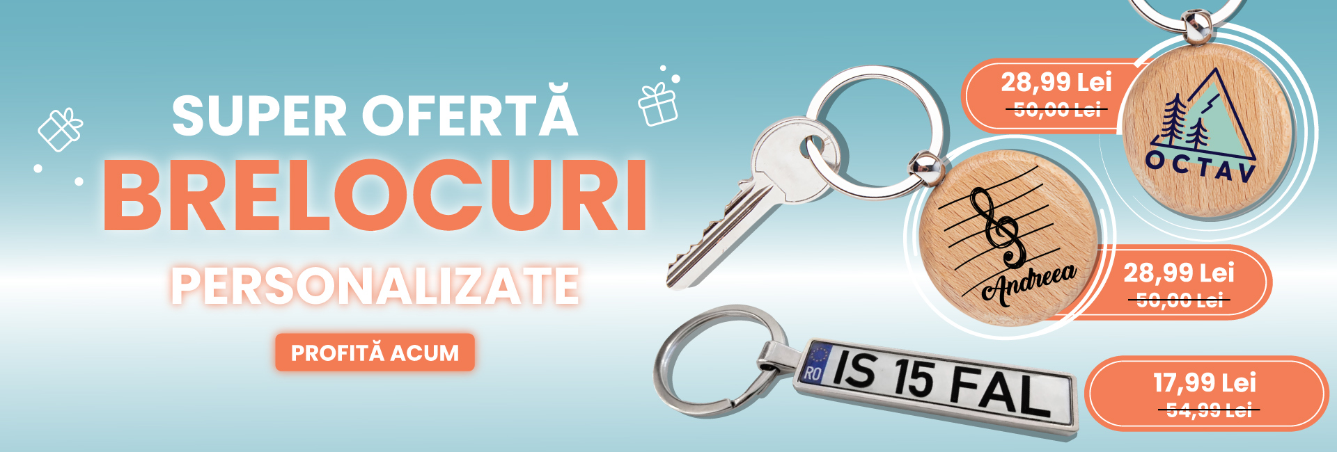 BRELOCURI PERSONALIZATE