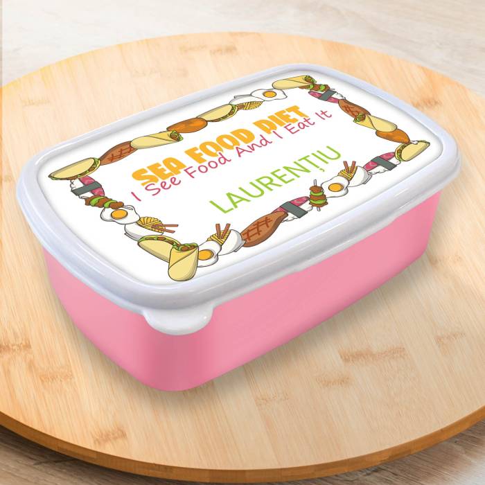 Lunch box personalizat fructe de mare