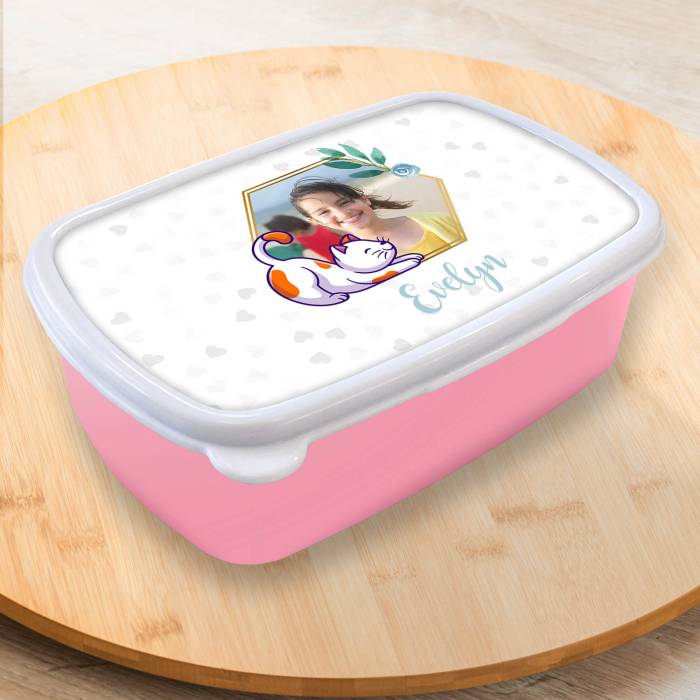 Lunch box personalizat - Cat