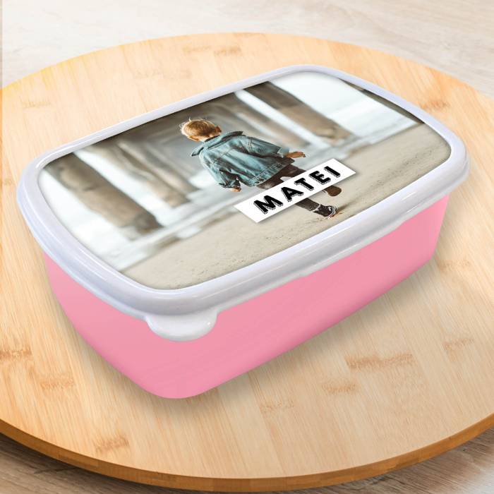 Lunch box personalizat cu poza