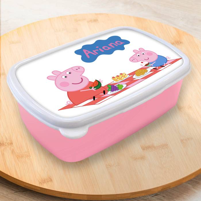 Lunch box personalizat - Pepa Pig