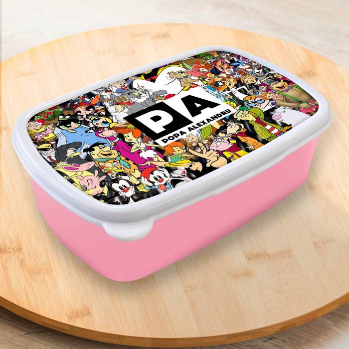 Lunch box personalizat - Cartoon