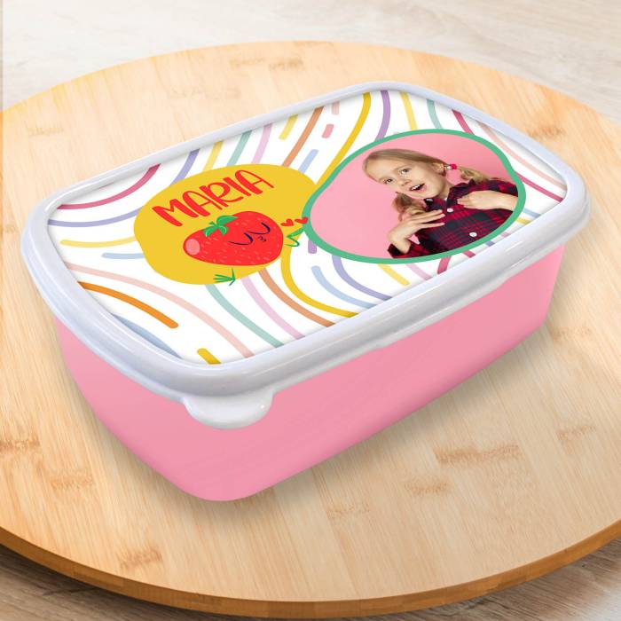 Lunch box personalizat-Capsunica