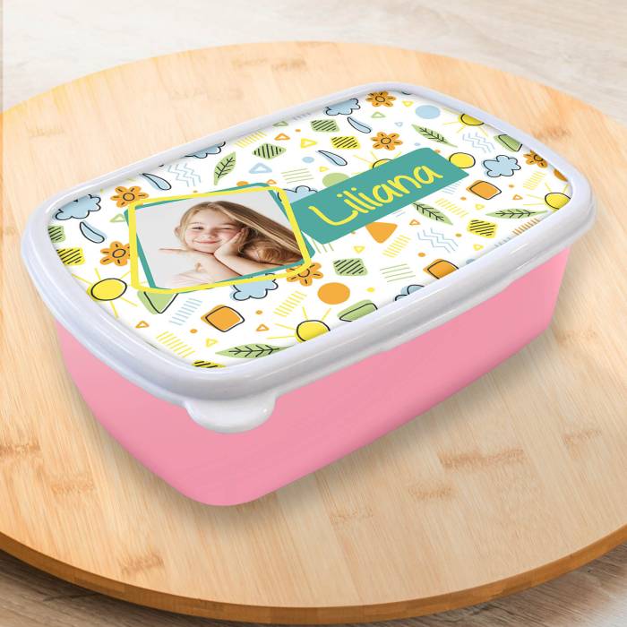 Lunch box personalizat - Natura colorata