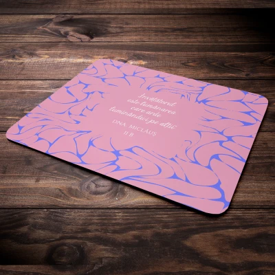 Mousepad personalizat-Cu fundal personalizabil si text