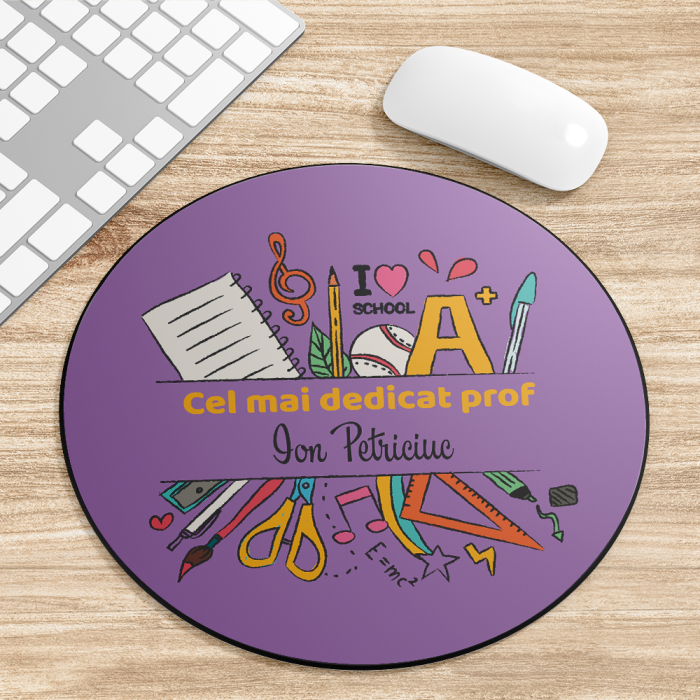 Mousepad personalizat-Cel mai dedicat prof