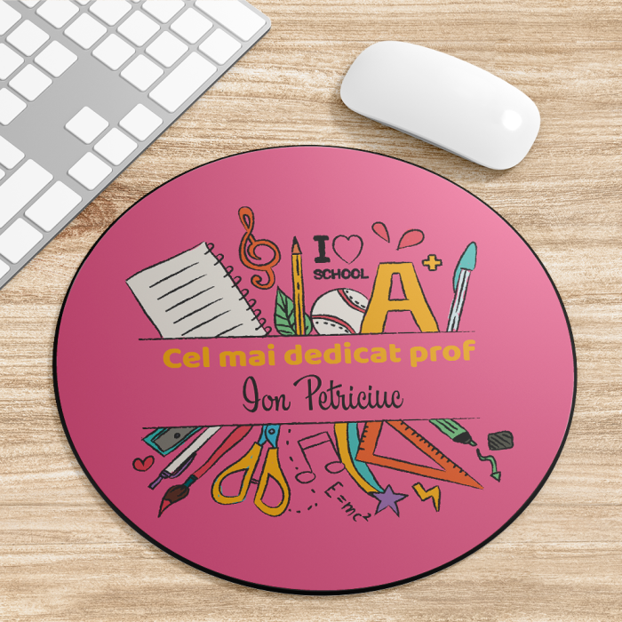 Mousepad personalizat-Cel mai dedicat prof