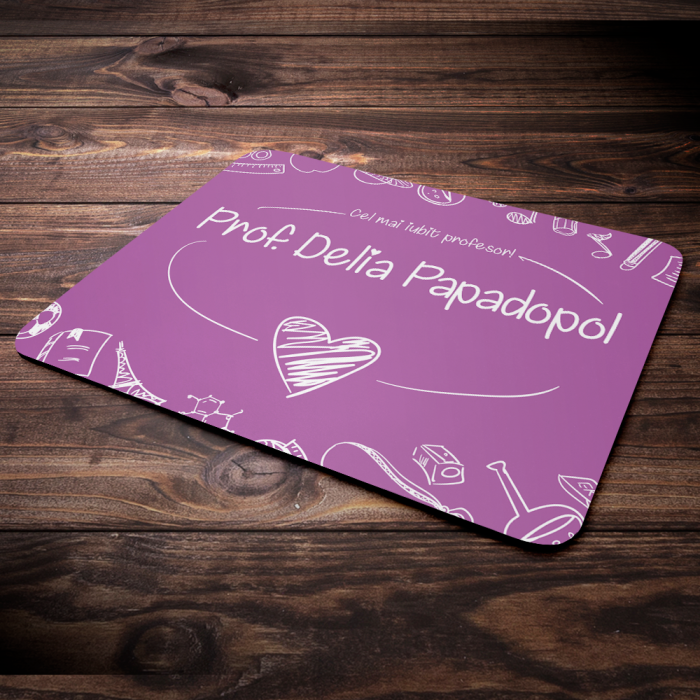 Mousepad personalizat-Cel mai iubit profesor