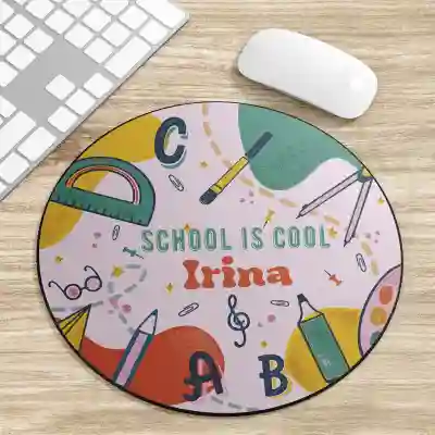 Mousepad personalizat - Scoala desenata