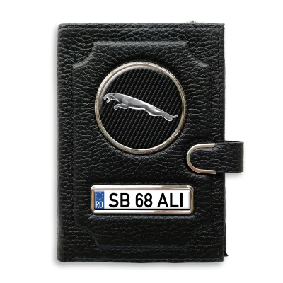 Portofel cu compartiment pentru bani cu clema Jaguar