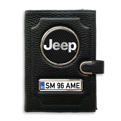 Portofel cu compartiment pentru bani cu clema Jeep
