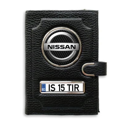 Portofel cu compartiment pentru bani cu clema Nissan