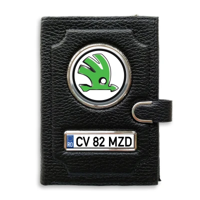 Portofel cu compartiment pentru bani cu clema Skoda