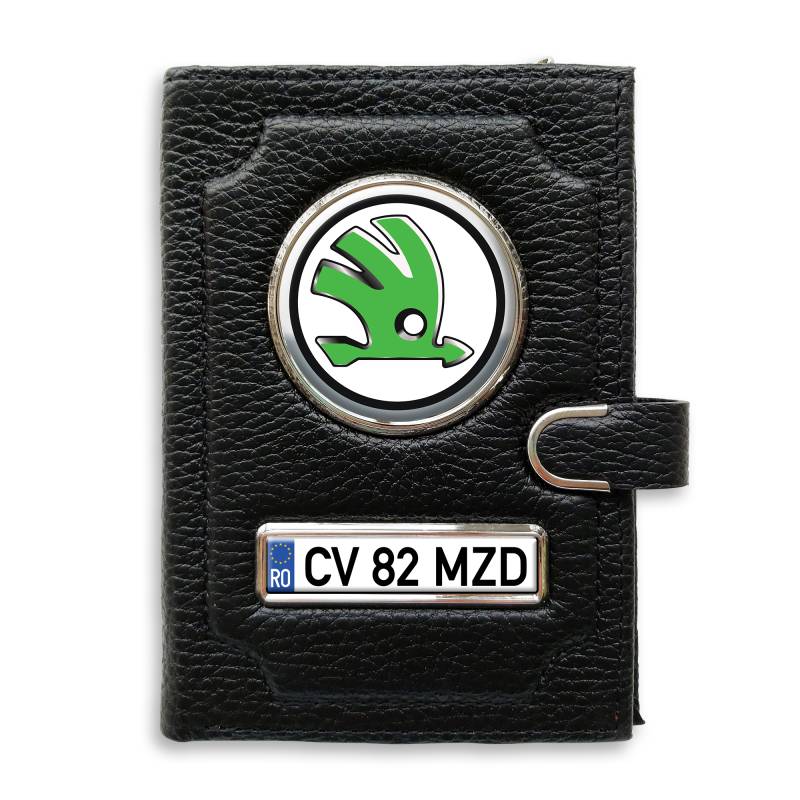 Portofel cu compartiment pentru bani cu clema SKODA