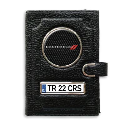 Portofel cu compartiment pentru bani cu clema Dodge