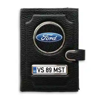 Portofel cu compartiment pentru bani cu clema Ford